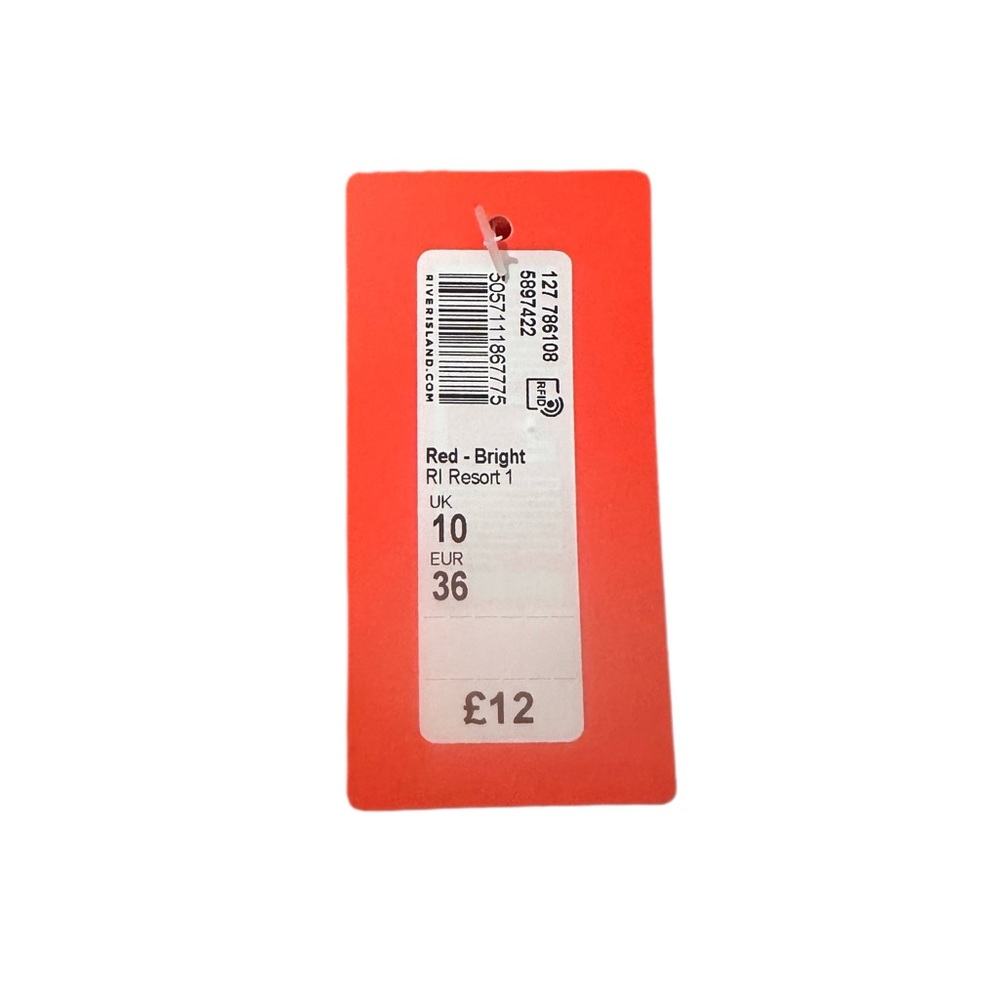 NWT Resort River Island Red/Orange Swim Bottoms w/Stripe Detail US Size 6
UK10 - Picture 4 of 4